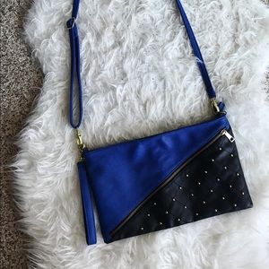Faux Leather Studded Crossbody